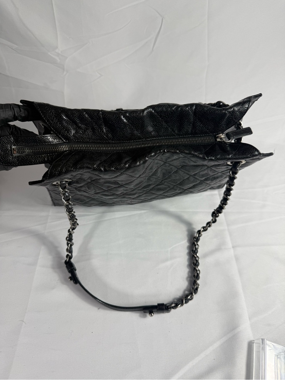 🔥VERY RARE CHANEL 31 Rue CAMBON Glazed Caviar Tote Bag/GUARANTEED AUTHENTIC 🔥 - Picture 12 of 16